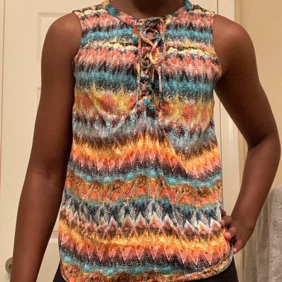Colorful pattern blouse - Picture 2 of 5